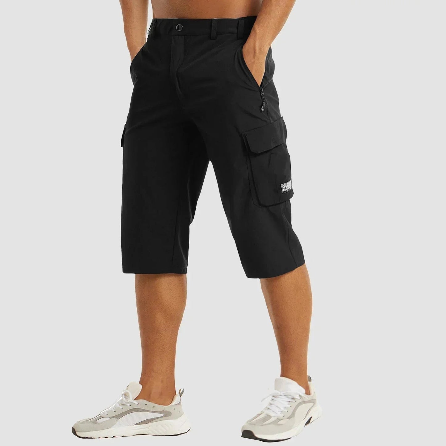 Men's Lightweight Breathable Cargo Shorts with Pockets