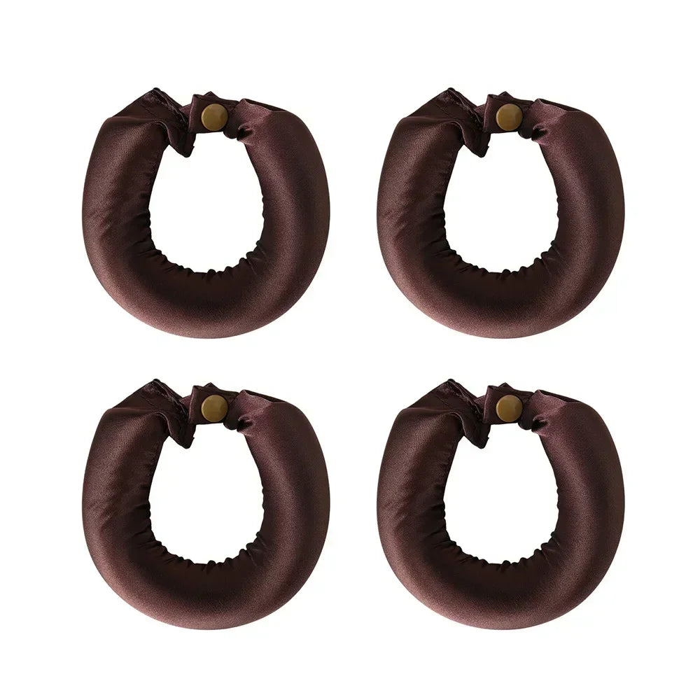 Vegan Satin Heatless Hair Curler Headband
