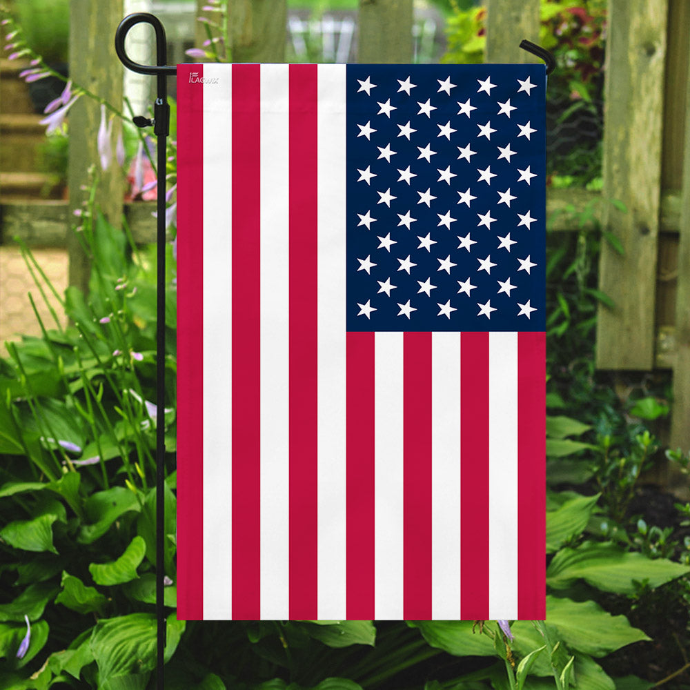 Double-Sided American Flag - Durable Canvas Patriotic Flag for House & Garden