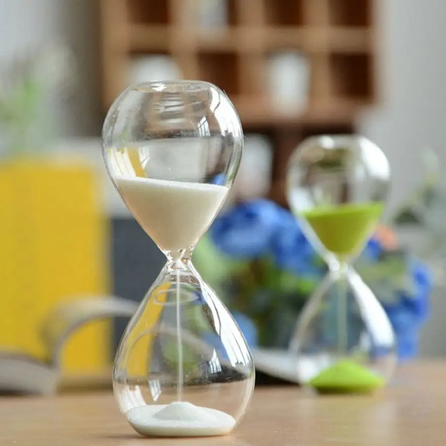 NordicGlass Droplet Timer - Elegant Borosilicate Glass Design
