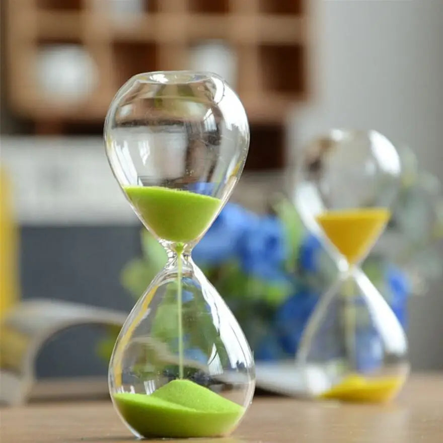 NordicGlass Droplet Timer - Elegant Borosilicate Glass Design