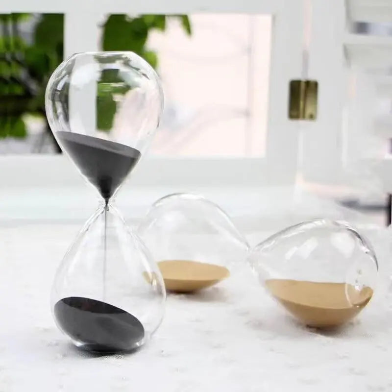 NordicGlass Droplet Timer - Elegant Borosilicate Glass Design