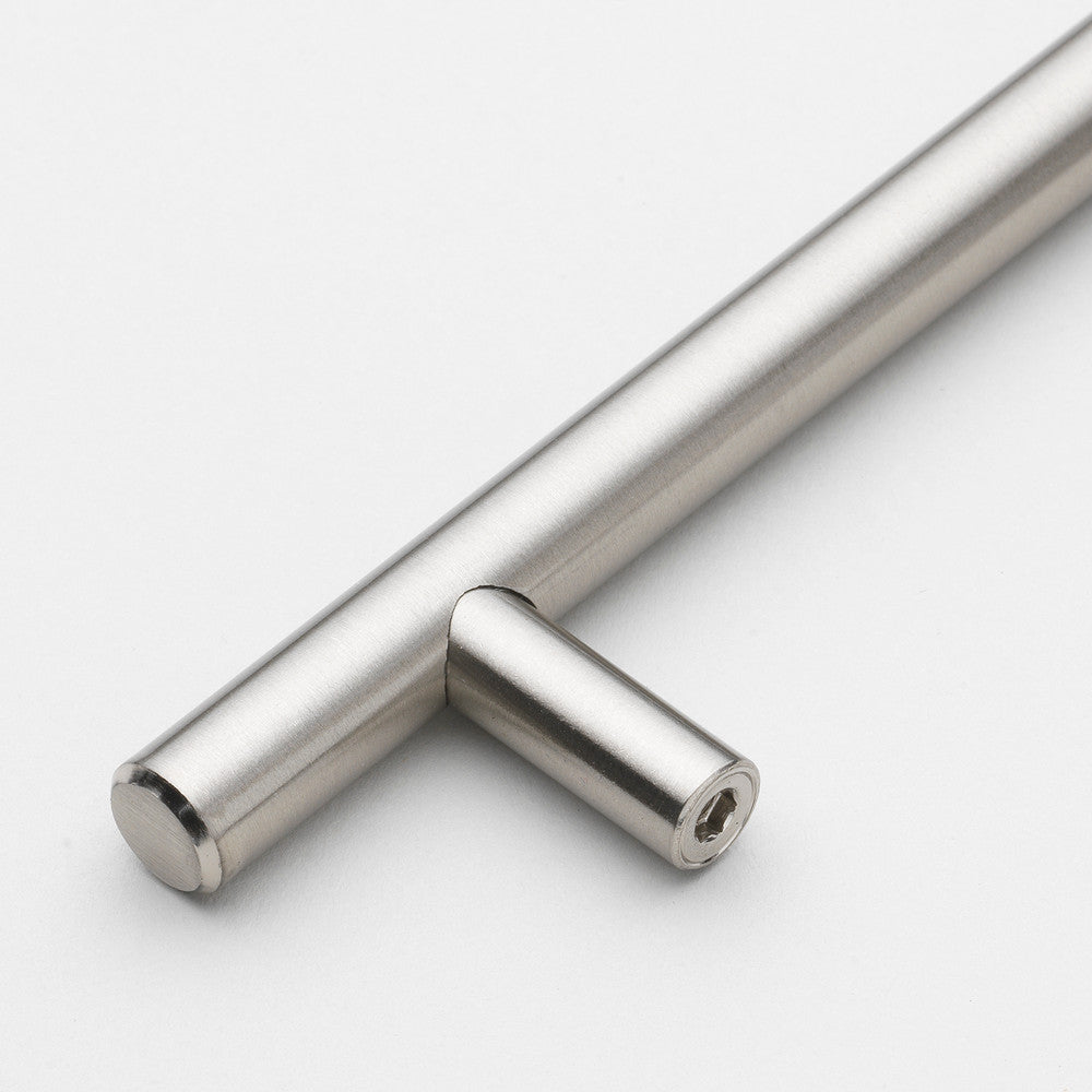 Brushed Nickel Stainless Steel T-Bar Drawer Handles