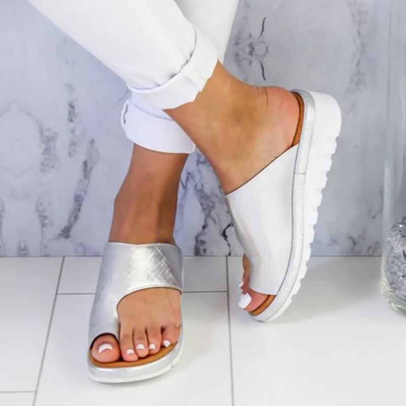 Ergonomic Slip-On Women's Slippers with Non-Slip Sole