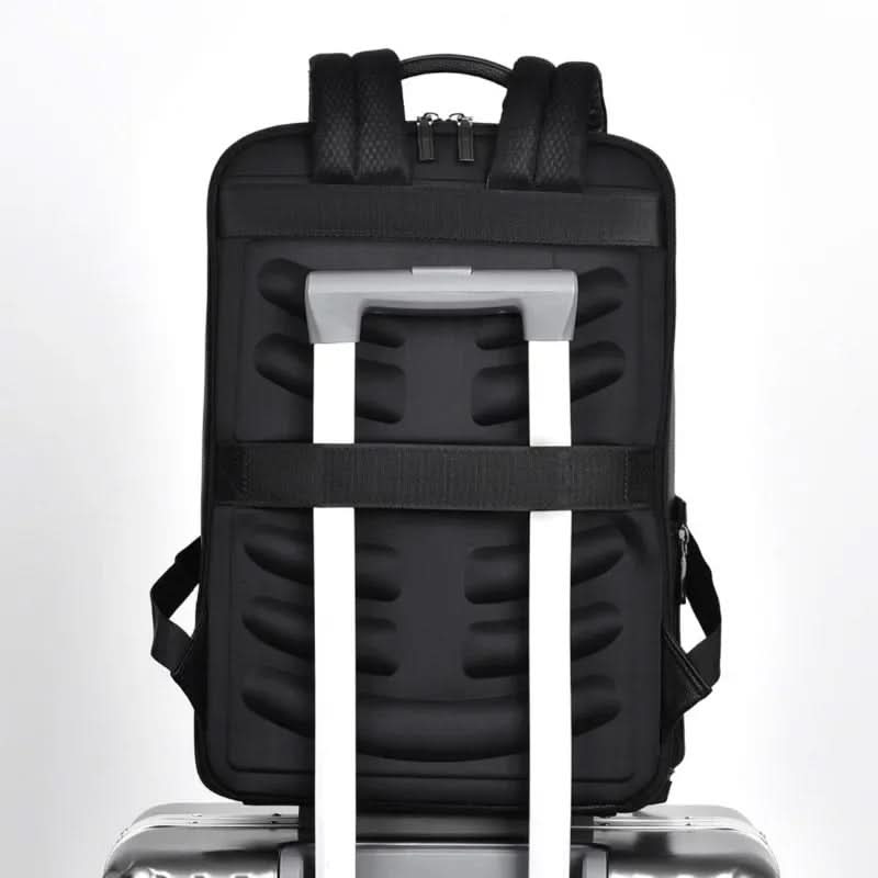 Smart PU Leather USB Backpack for Laptops up to 15.6 Inches