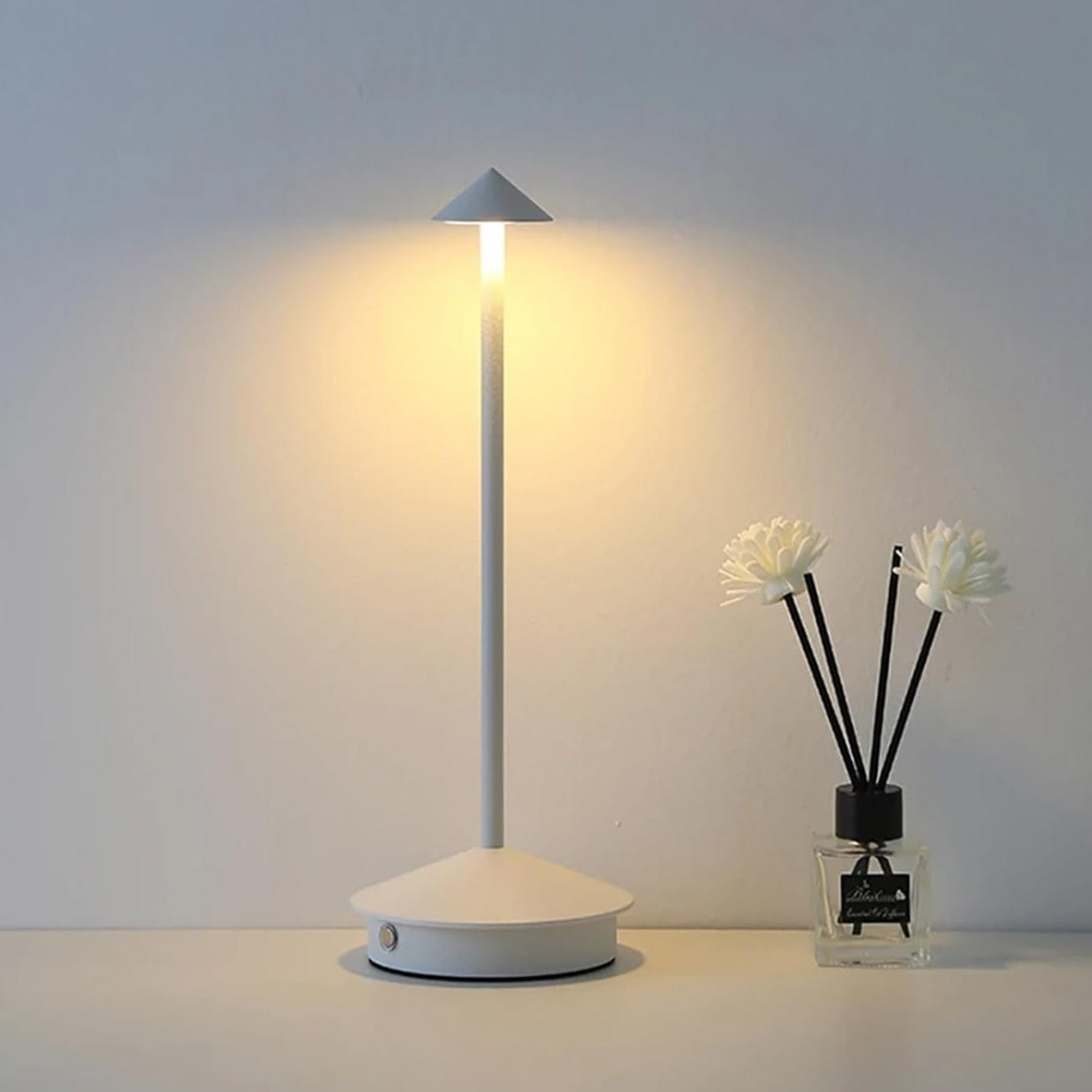 Portable Aluminum LED Table Lamp with Adjustable Brightness