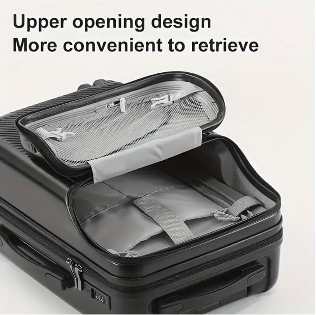 20-Inch Hard Shell Carry-On with Cup Holder, USB Port & TSA Lock