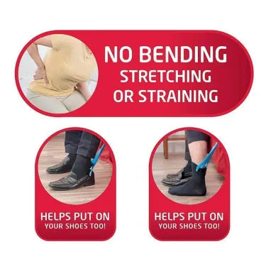 Compression Sock Aid Kit with Shoe Horn Function