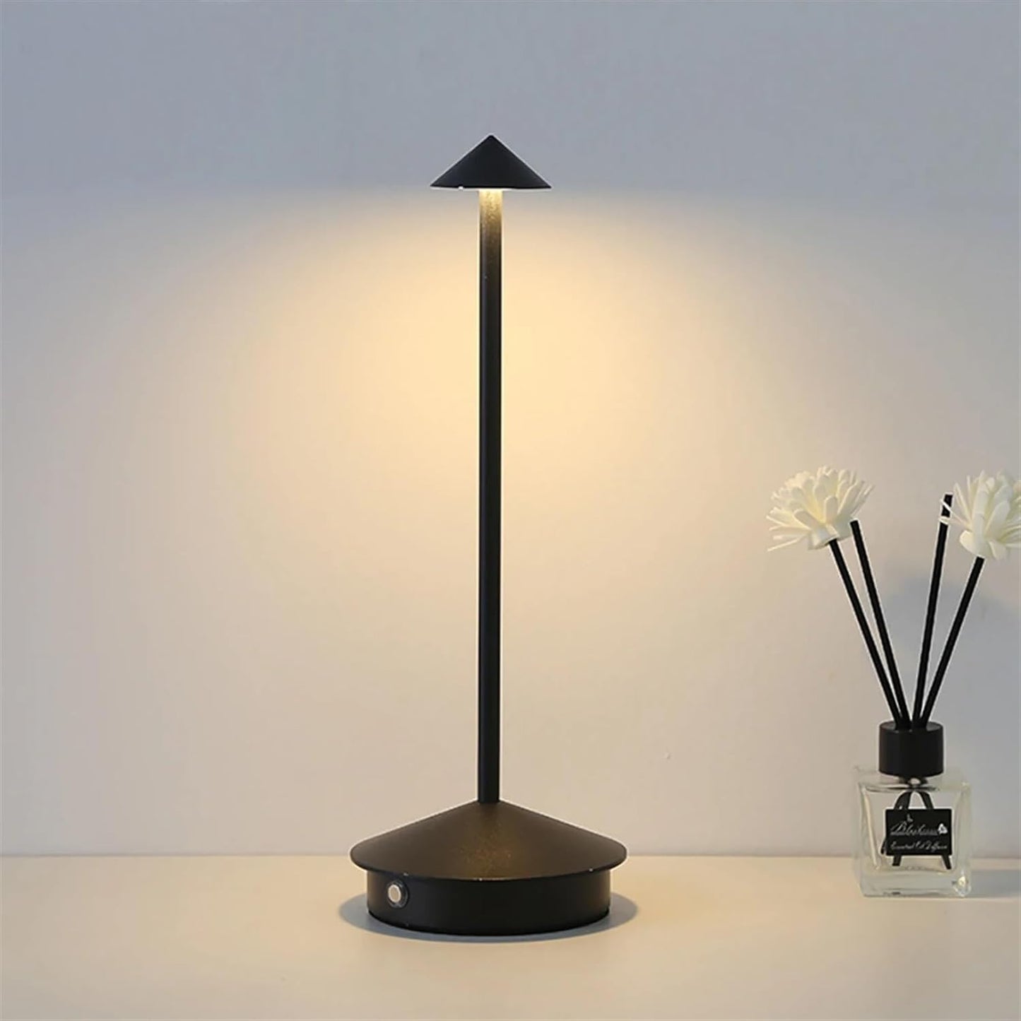 Portable Aluminum LED Table Lamp with Adjustable Brightness