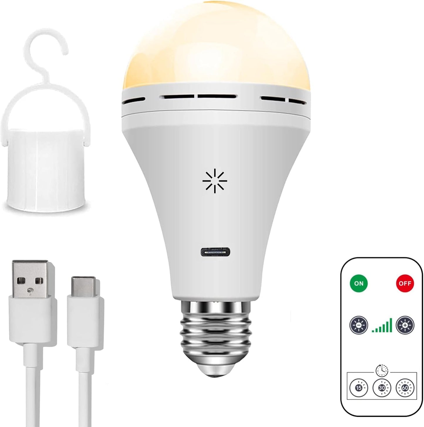 Rechargeable Wireless LED Table Lamp - Dimmable & Portable