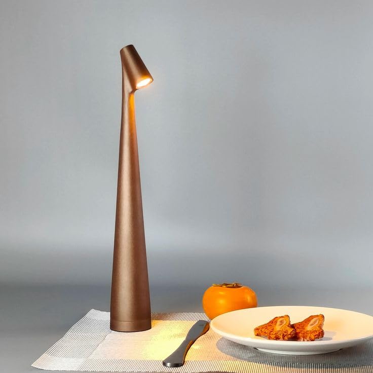 Rechargeable Modern LED Table Lamp - Cordless Metal Light