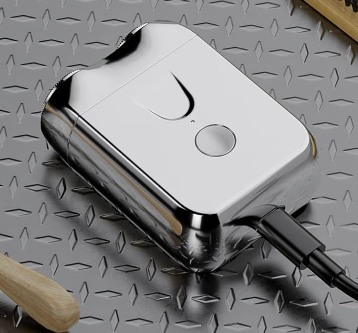 Dual Rotary Waterproof Electric Shaver with Quick Charge