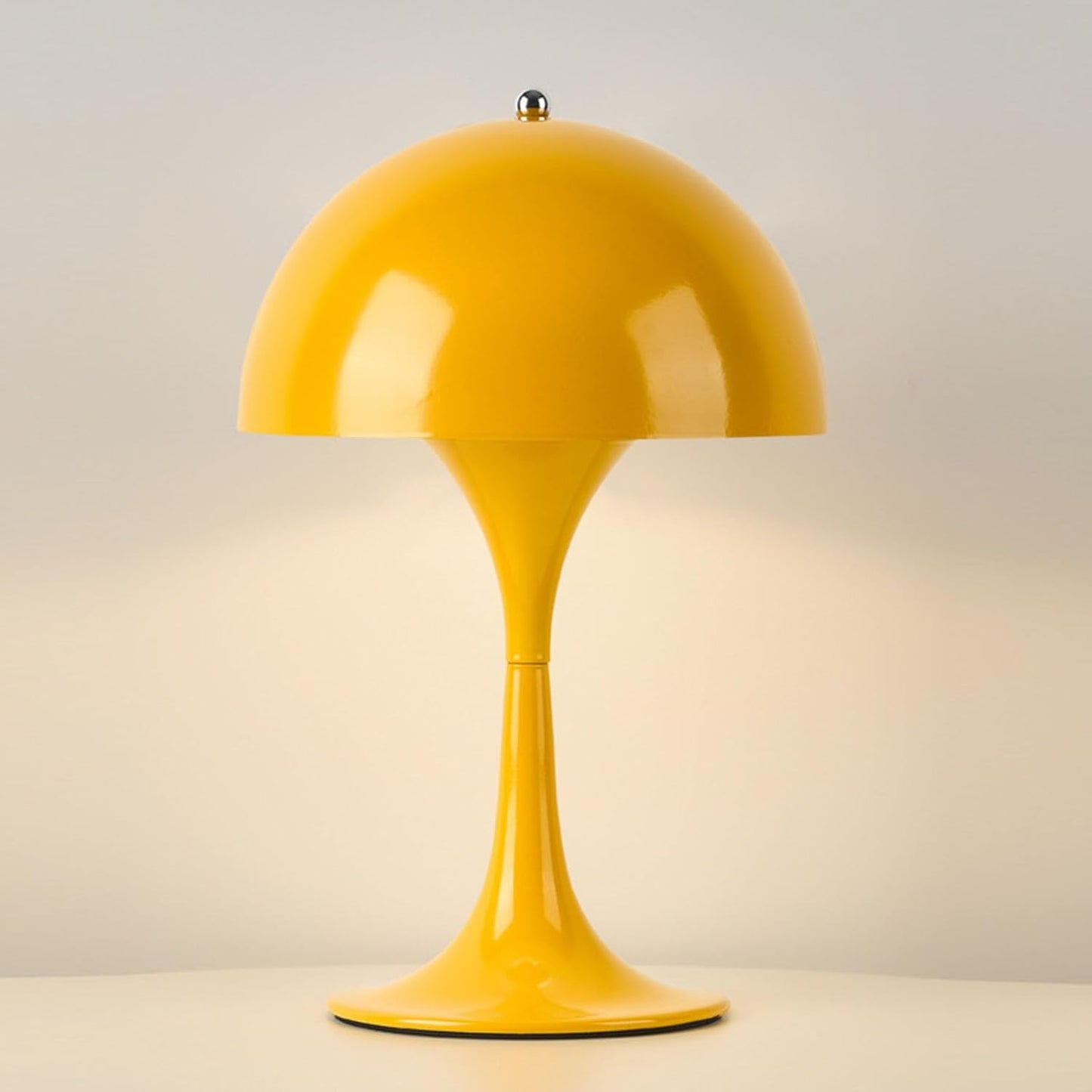 Wireless Rechargeable LED Table Lamp with Dome Shade