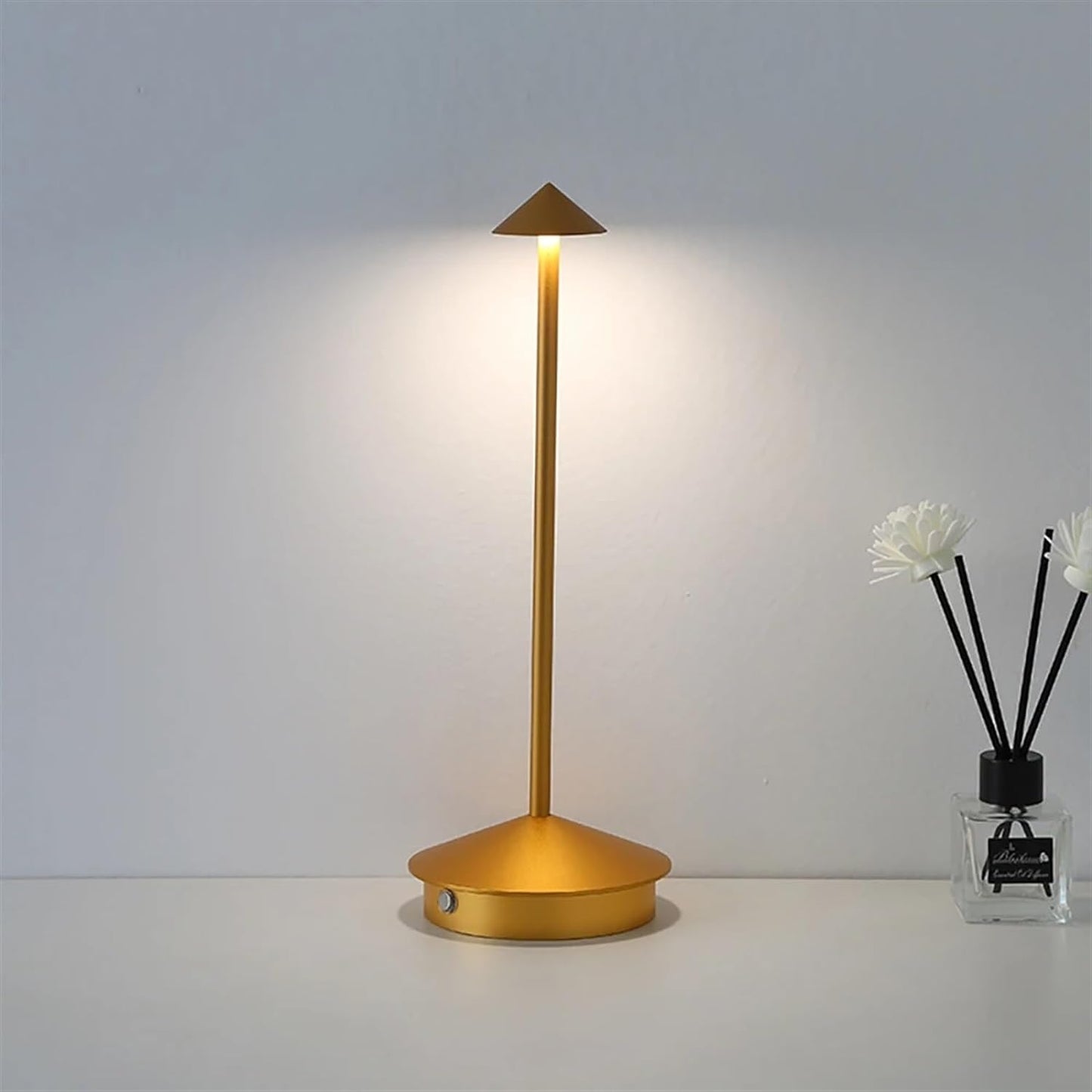 Portable Aluminum LED Table Lamp with Adjustable Brightness