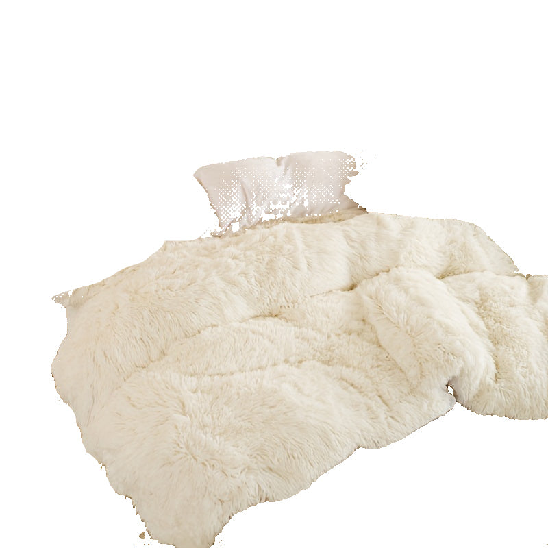 Ultra-Soft Plush Duvet Cover Set with Zipper Closure and Pillowcases
