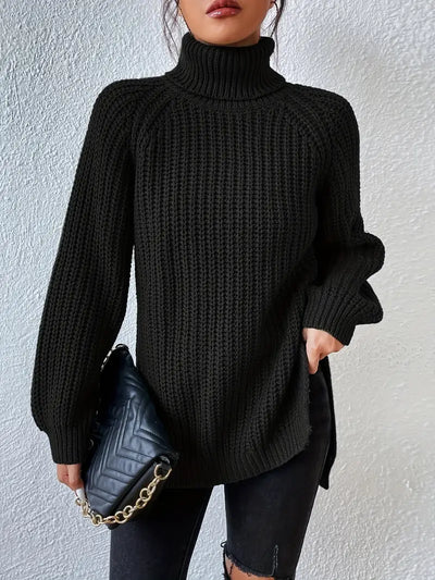 Elisette - Cozy Turtleneck Pullover
