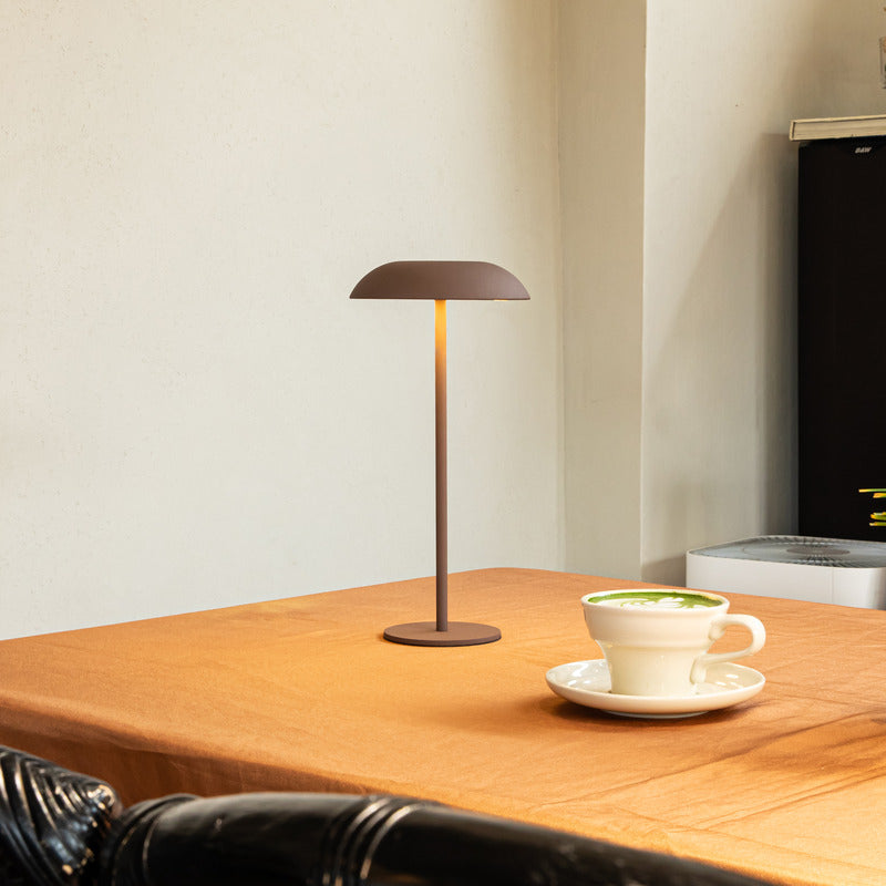 Cordless Touch-Control LED Table Lamp - Modern Round Design