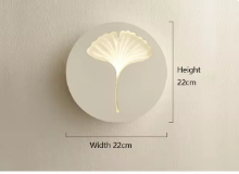Minimalist LED Wall Lamp in Aluminum and Acrylic