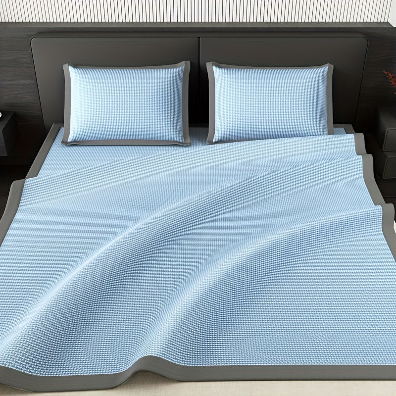 Cooling Ice Silk Mattress Protector with Pillowcases