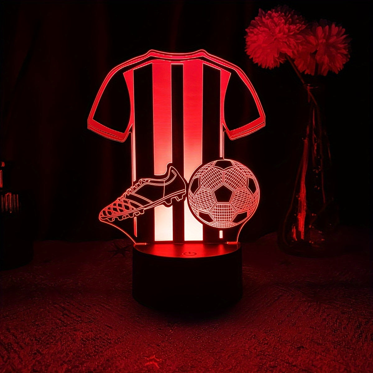 3D LED Football Night Light with Touch Control
