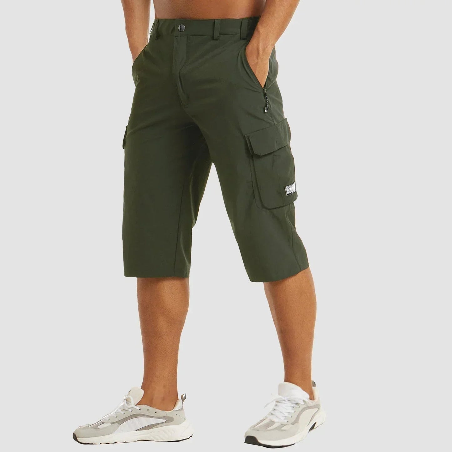 Men's Lightweight Breathable Cargo Shorts with Pockets