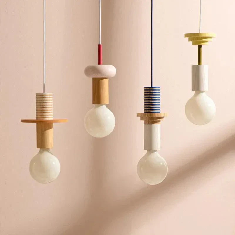 Memphis Geometric Chandelier - Modern Designer Light Fixture