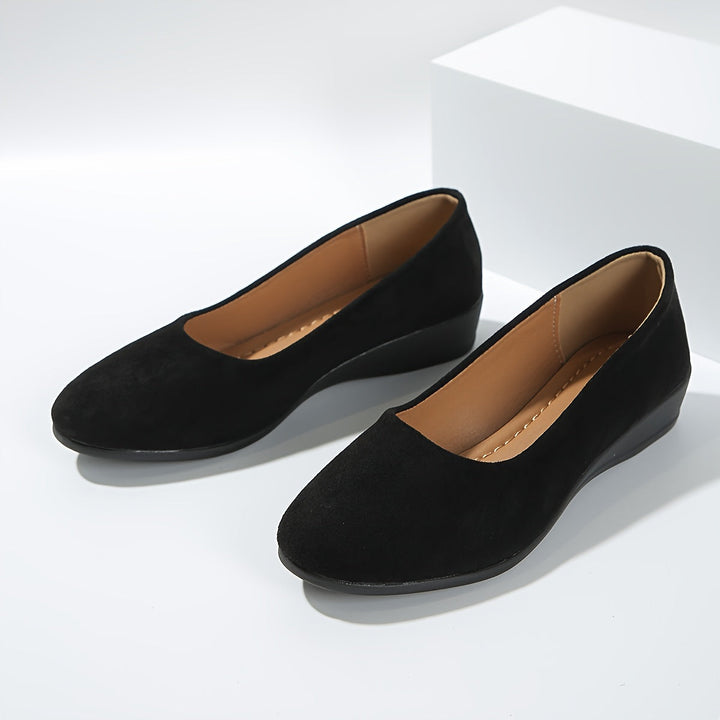 Éliane | Comfortable Wedge Heel Flats