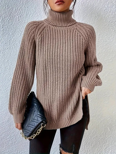 Elisette - Cozy Turtleneck Pullover