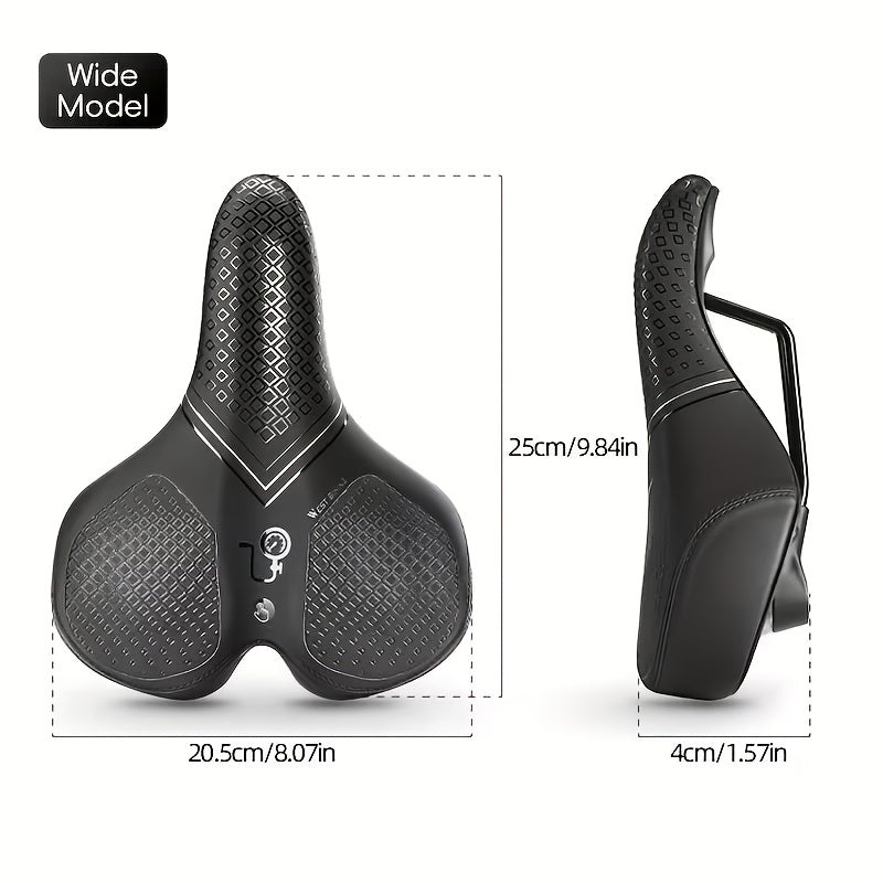 Inflatable Bicycle Seat with Air Cushion for Enhanced Comfort