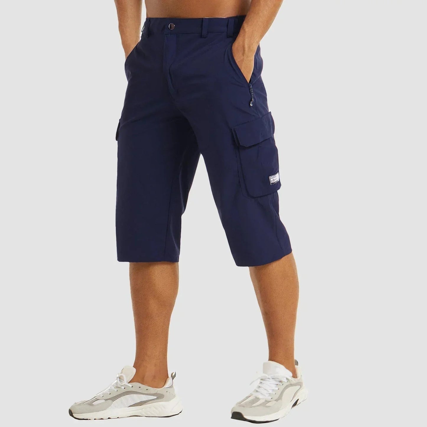 Men's Lightweight Breathable Cargo Shorts with Pockets
