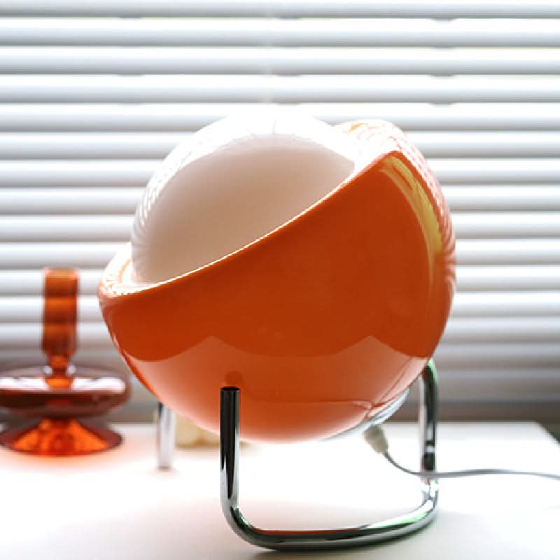 Bauhaus Glass Stone LED Table Lamp with Rotary Switch