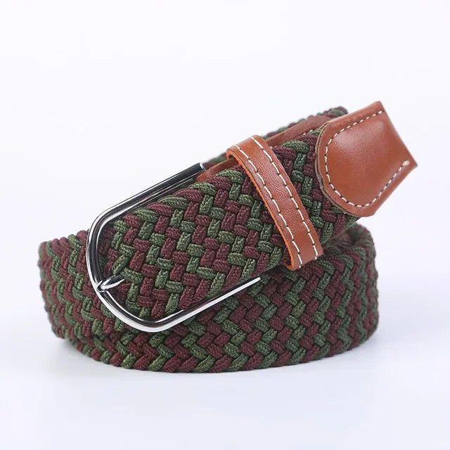 Casual Adjustable Stretch Belt in Elastic Fabric