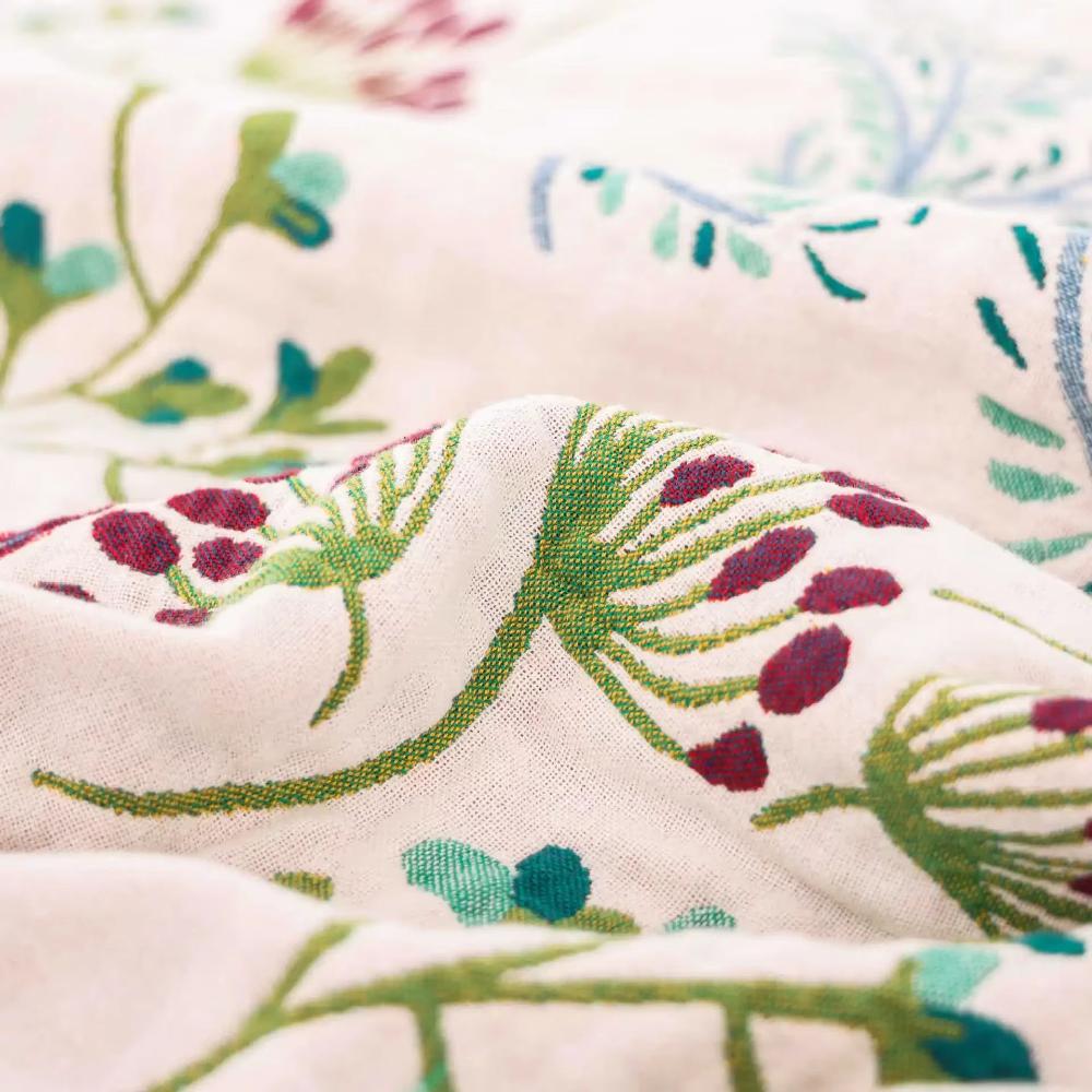 Organic Cotton 4-Layer Gauze Throw Blanket