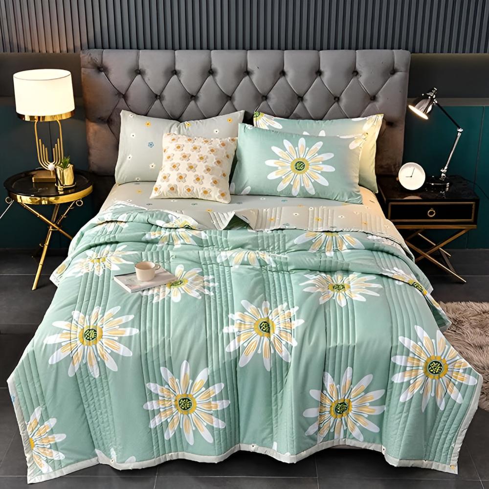 Sunny Daisy Double-Sided Velvet Blanket