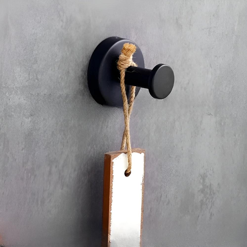 Stainless Steel Grip Lock Shower Hooks - Tool-Free, Waterproof, 7kg Capacity