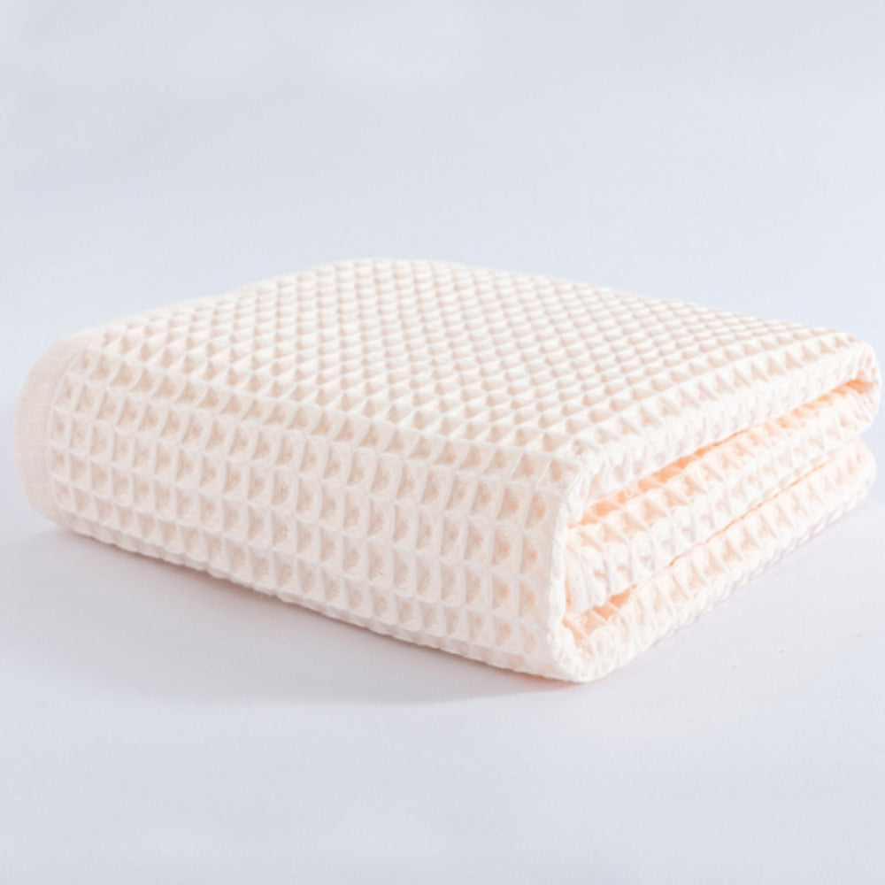 Soft Waffle Cotton Bath Towel