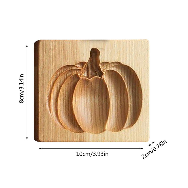 Wooden Cookie Cutter for Gingerbread and Pastries - Non-Stick Beech Wood Design