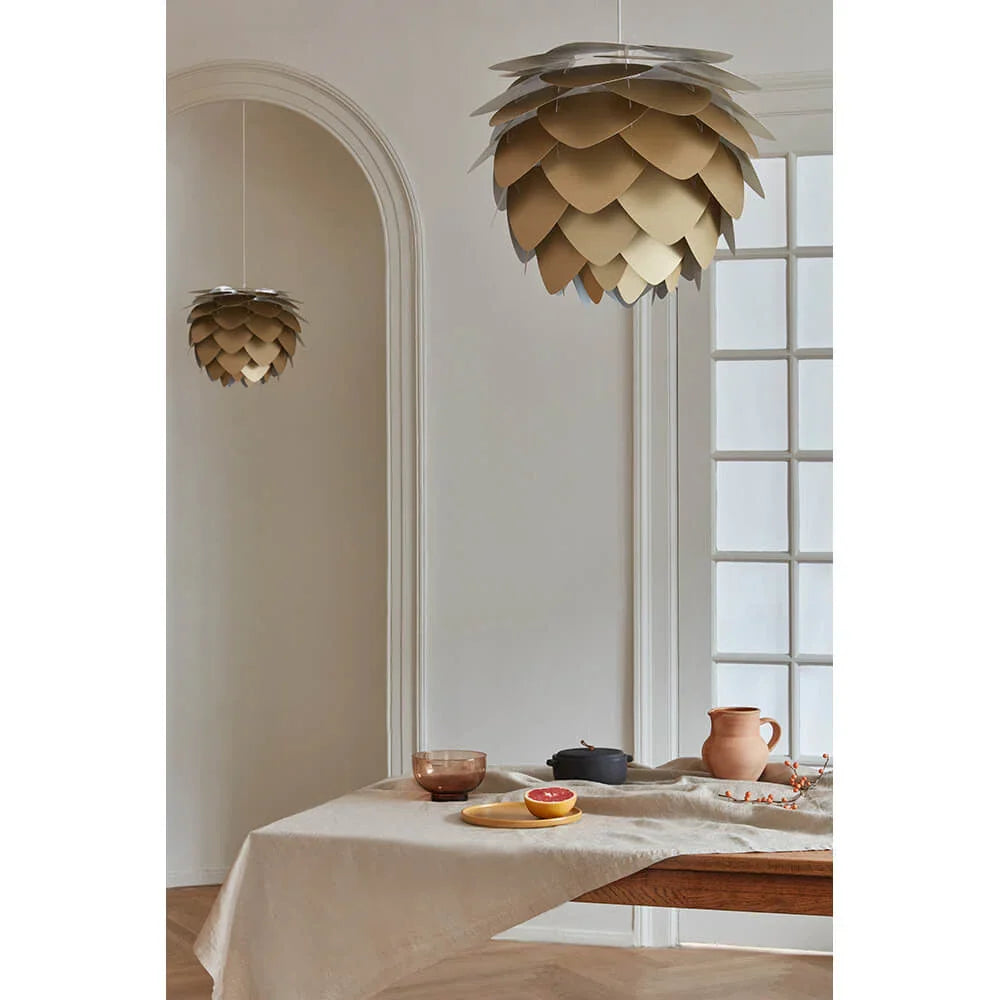 Handcrafted Pine Cone Pendant Light with Adjustable Cord