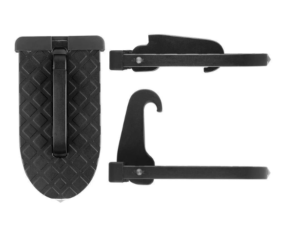 U-Shaped Car Doorstep with Safety Hammer and Non-Slip Design