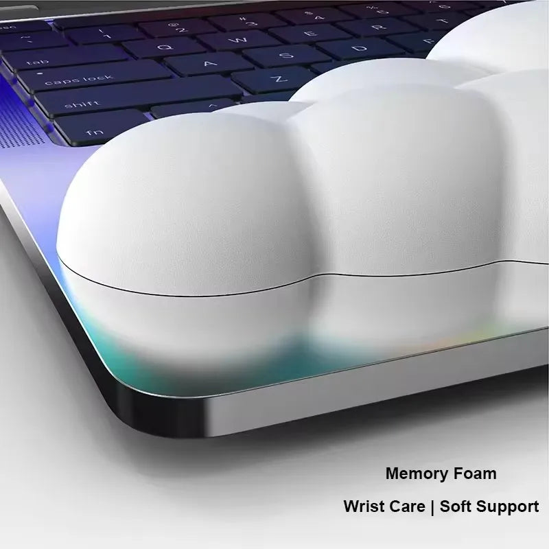 Ergonomic Memory Foam Cloud Wrist Rest for Keyboard and Mouse