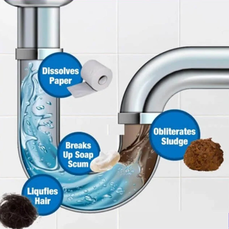 High-Density Foam Drain and Pipe Cleaner