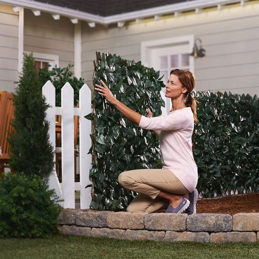 Expandable Artificial Ivy Privacy Fence Panel