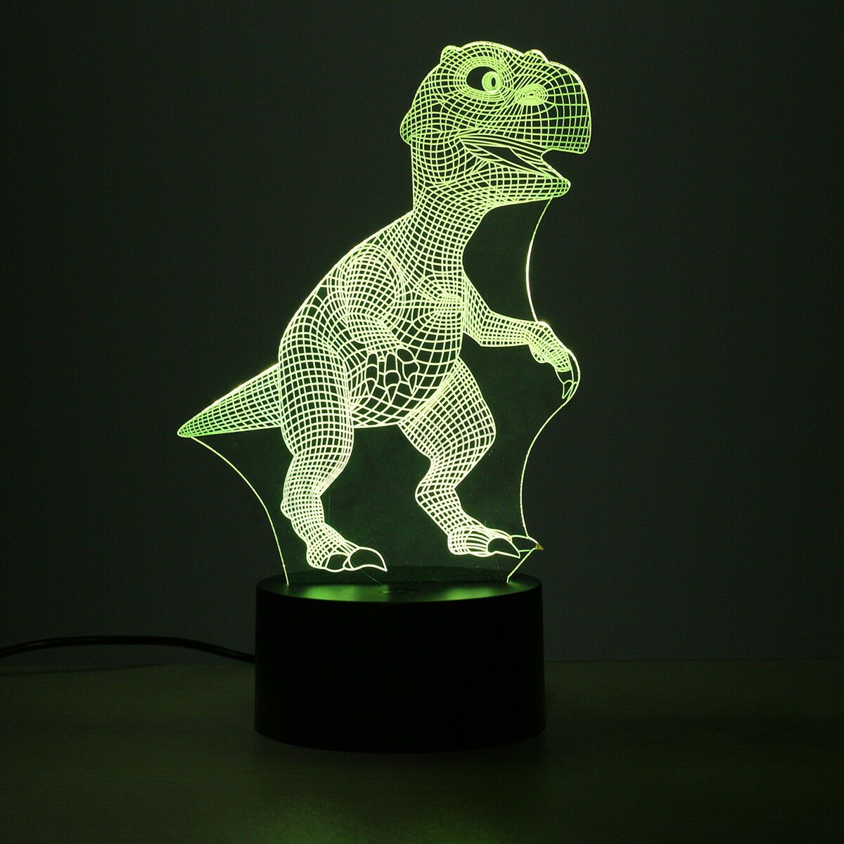 3D Color-Changing T-Rex Dinosaur Night Light