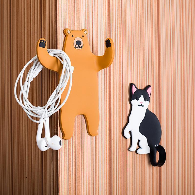 Wild Animalz Wall Hooks - Adorable 3D Animal Decor