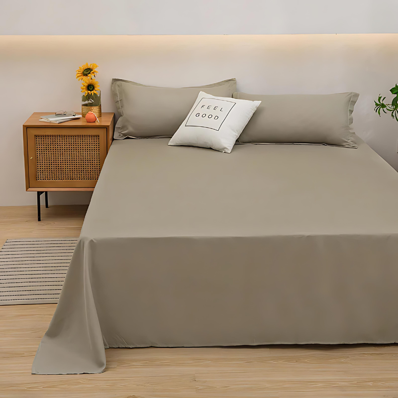 Premium Linen Fitted Bed Sheet - Breathable and Durable