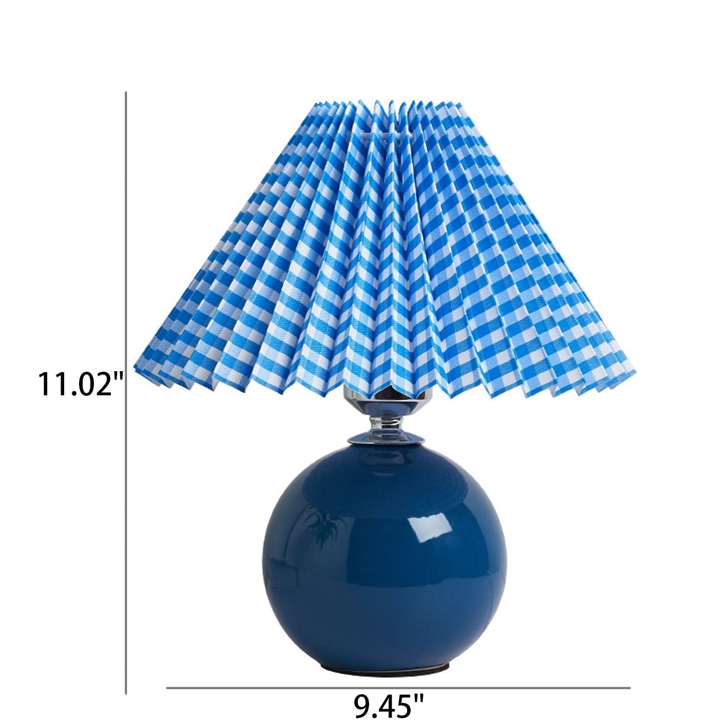 Ceramic Pleated Modern Table Lamp in Multiple Colors