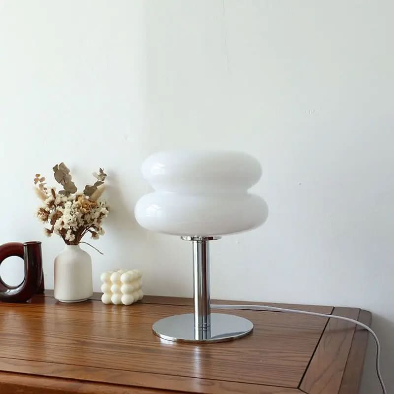 Italian Bauhaus LED Table Lamp with Dimmer and Wireless Design