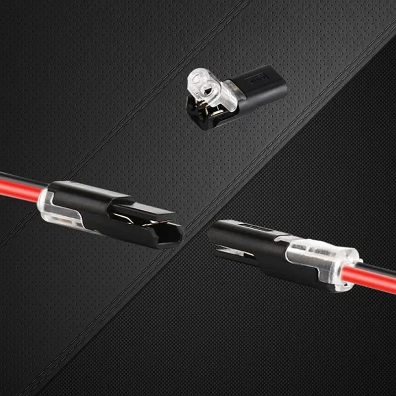 Double Wire Locking Connector for Safe Electrical Connections