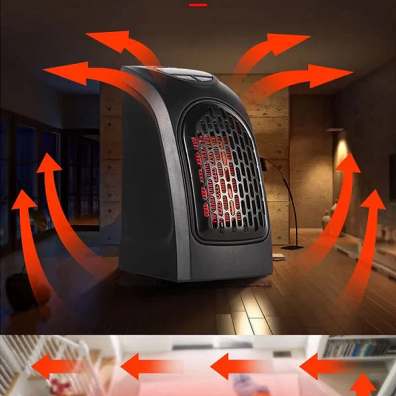 Portable Ceramic Space Heater with Adjustable Thermostat