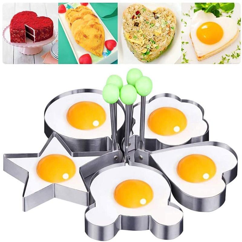 Stainless Steel Non-Stick Egg Frying Molds